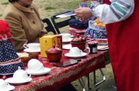 写真：ティーパーティーの様子