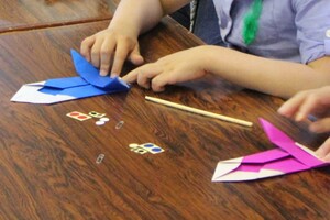 写真：折り紙教室