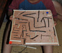 写真：夏休み工作教室の作品　ゲームボード