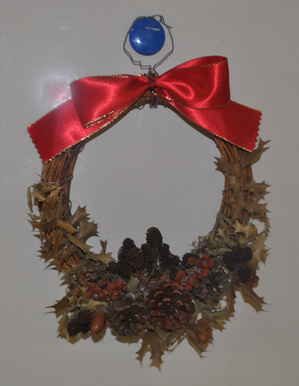 写真：クリスマスリースの写真