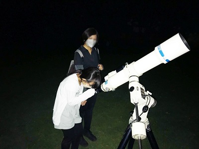 星空観望会の写真