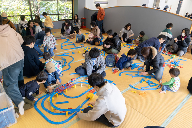 プラレールであそぼうの写真