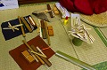 写真：竹とんぼの道具