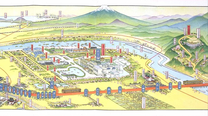 京王電車沿線名所図会